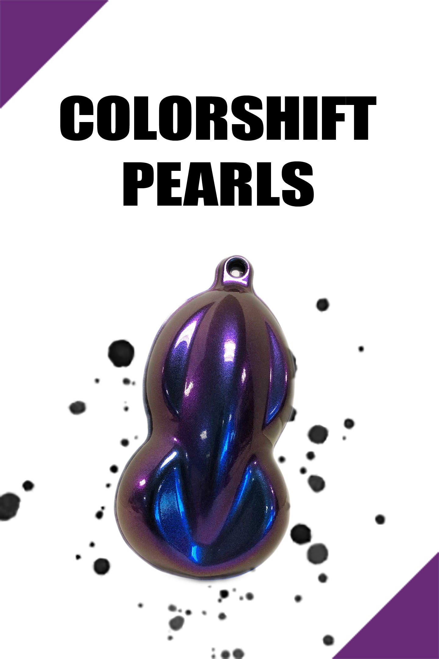 Purple to Red to Gold ColorShift Pearls - Color Shift Pearls