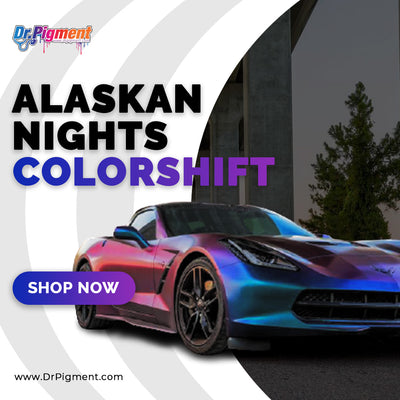   Alaskan Nights Colorshift - Pearl mica pigments. - Great for Raail, Plasti Dip, Auto Paint, Resin and Slime. Vinyl Wrap. Liquid Wrap. Dipyourcar