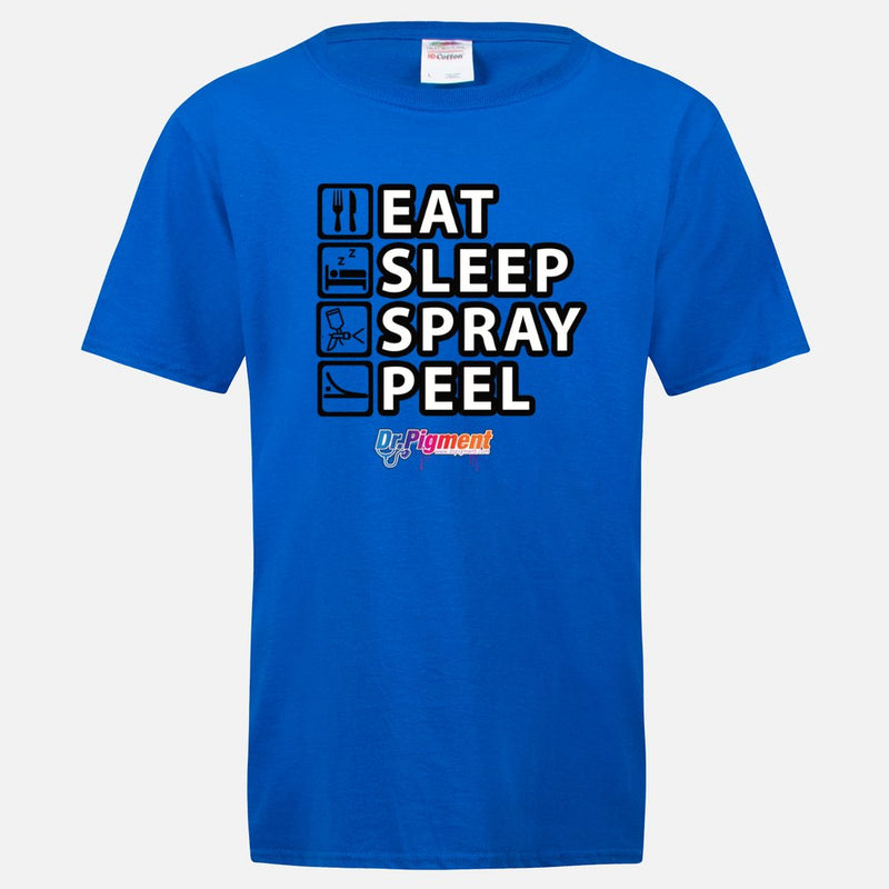 Eat Sleep Spray Peel Dr Pigment T Shirt
