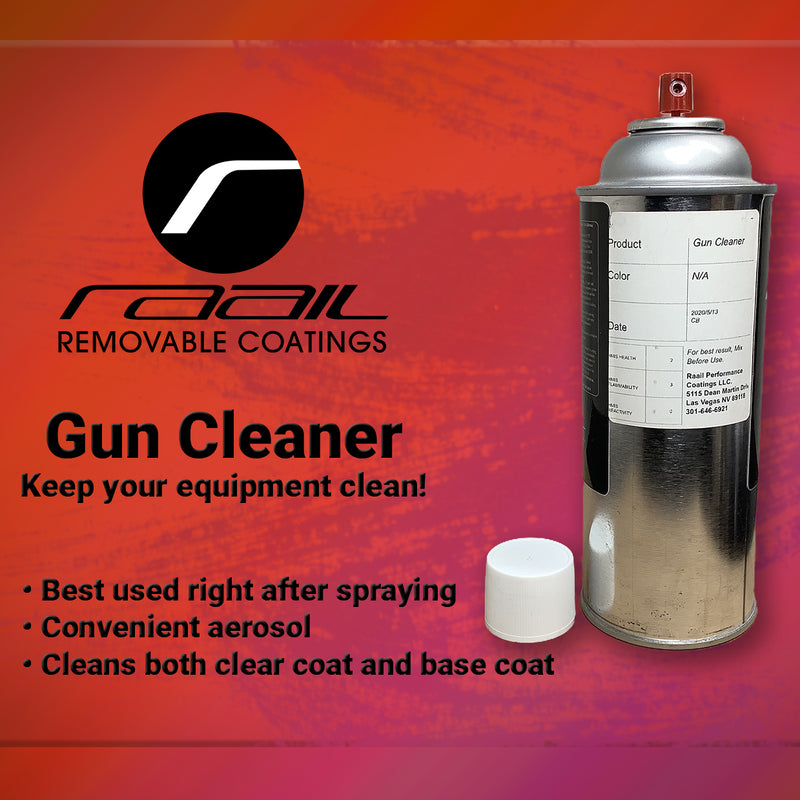 Gun Cleaner for Auto paint, plasti dip, AirWrap, Dipyourcar, autoflex, haloefx, proline and auto paint. 