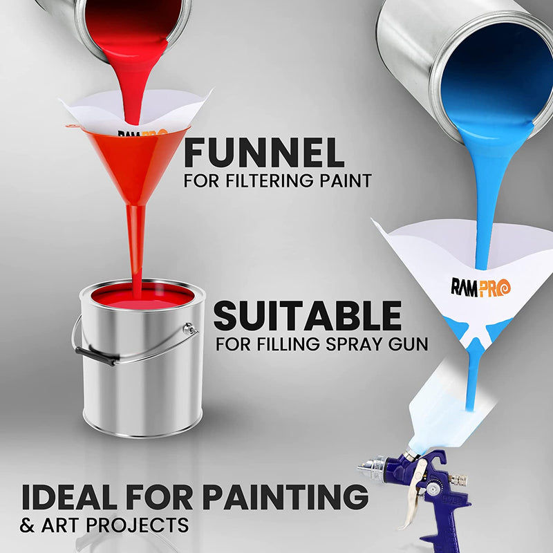 Paint Strainers with 190 Micron Paint Filter