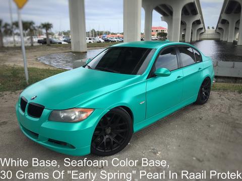 Early Spring (Teal Base) - Pearl mica pigments. - Great for Raail, Plasti Dip, Auto Paint, Resin and Slime. Vinyl Wrap. Liquid Wrap. Dipyourcar