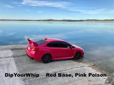  Pink Poison (Red Base) - Pearl mica pigments. - Great for Raail, Plasti Dip, Auto Paint, Resin and Slime. Vinyl Wrap. Liquid Wrap. Dipyourcar