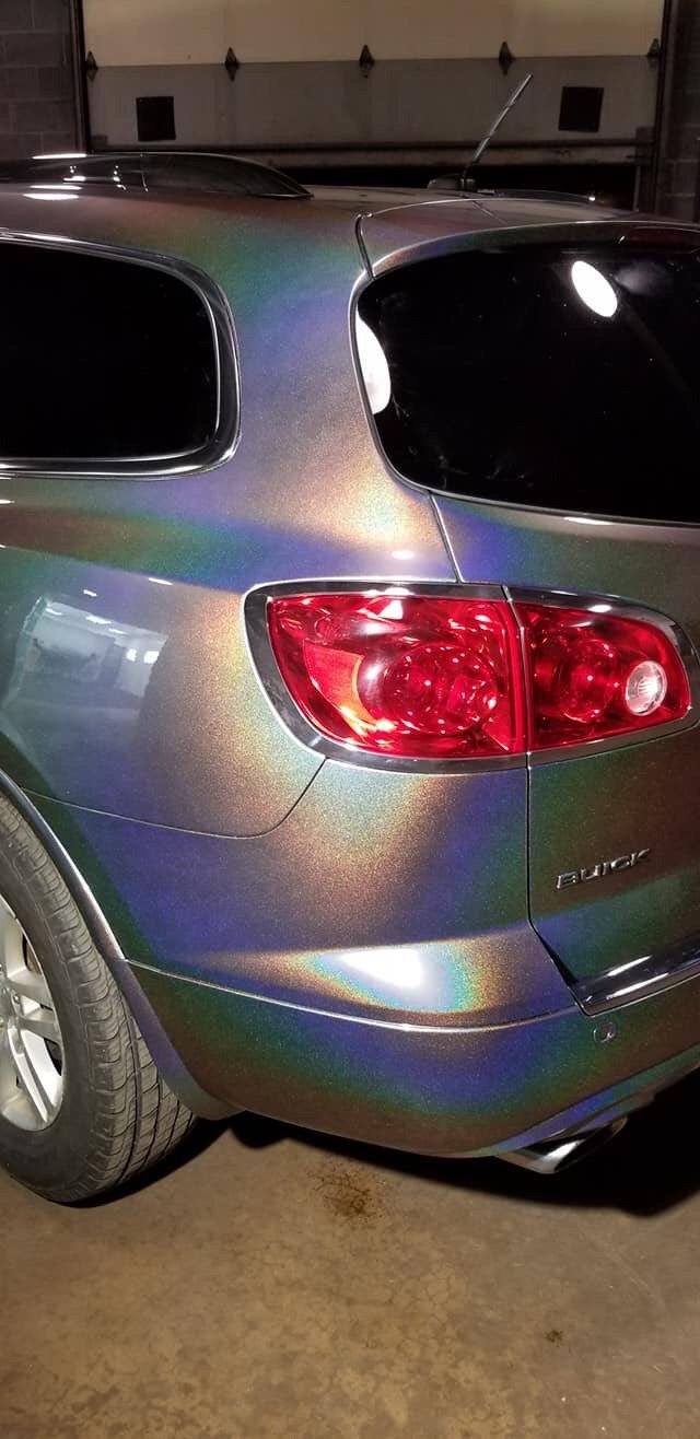 Bulk 10um Rainbow Effect Holographic Pigment Car Paint Pearl
