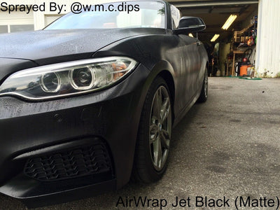 Spherical Clearcoat – Peelable paint liquid wrap. Dipyourcar AutoFlex Jet Black