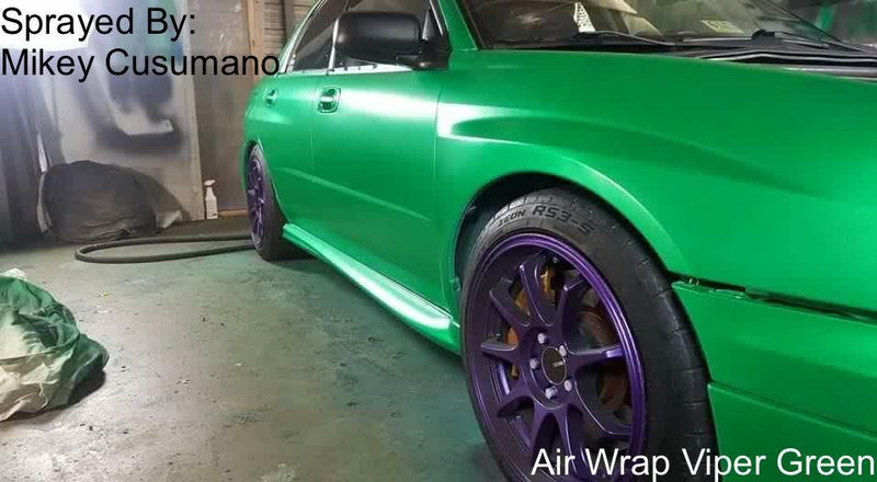 Spherical Clearcoat – Peelable paint liquid wrap. Dipyourcar AutoFlex  Viper Green 
