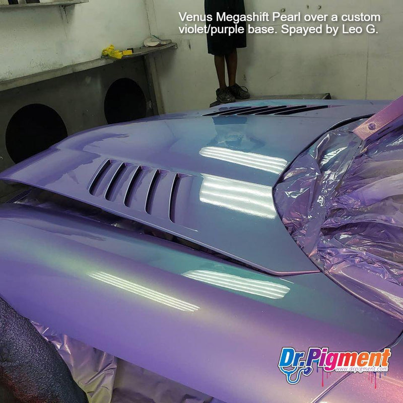Venus Megashift Pearl mica pigments. Chameleon - Hypershift - Megashift - Supershift - Great for Raail, Plasti Dip, Auto Paint, Resin and Slime. Vinyl Wrap. Liquid Wrap.